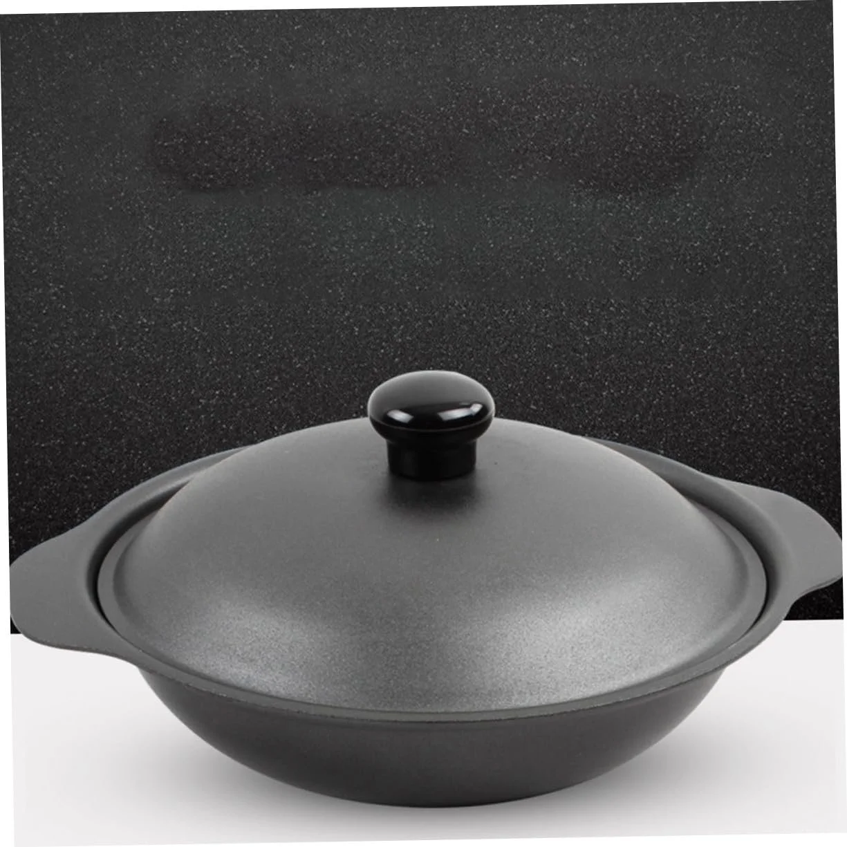 Кастрюля для запекания NUOBESTY чугунная с крышкой термостойкая, фото №7