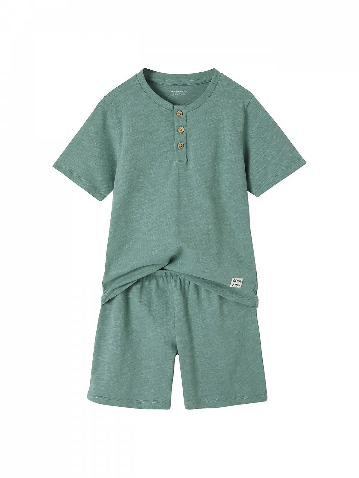 Коротка піжама Vertbaudet з трикотажу слабкого переплетення для хлопчиків, фото №1