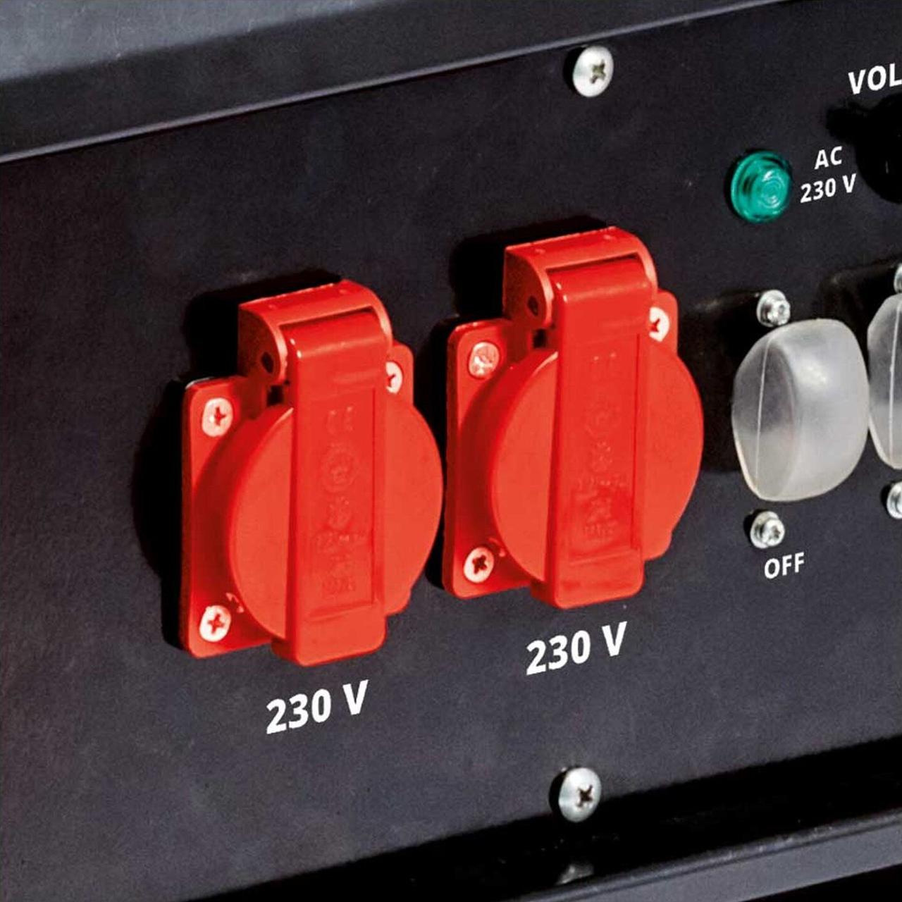 Einhell Генератор бензиновий TC-PG 55/E5, 230В/380В, 3.6кВт макс 5.5кВт), електростарт 25л 83кг, фото №4