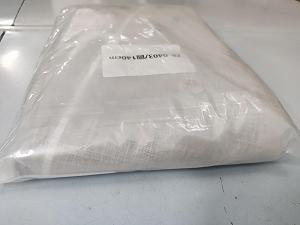 Скатертина кругла з бавовни та льону з китицями 150 см Бежева synthetic.ua - Фото 1