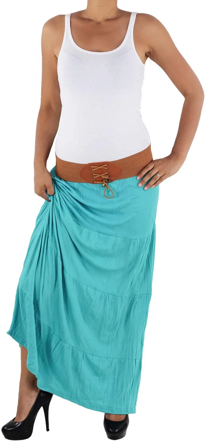 Літня спідниця Плісирована Максі, фото №1