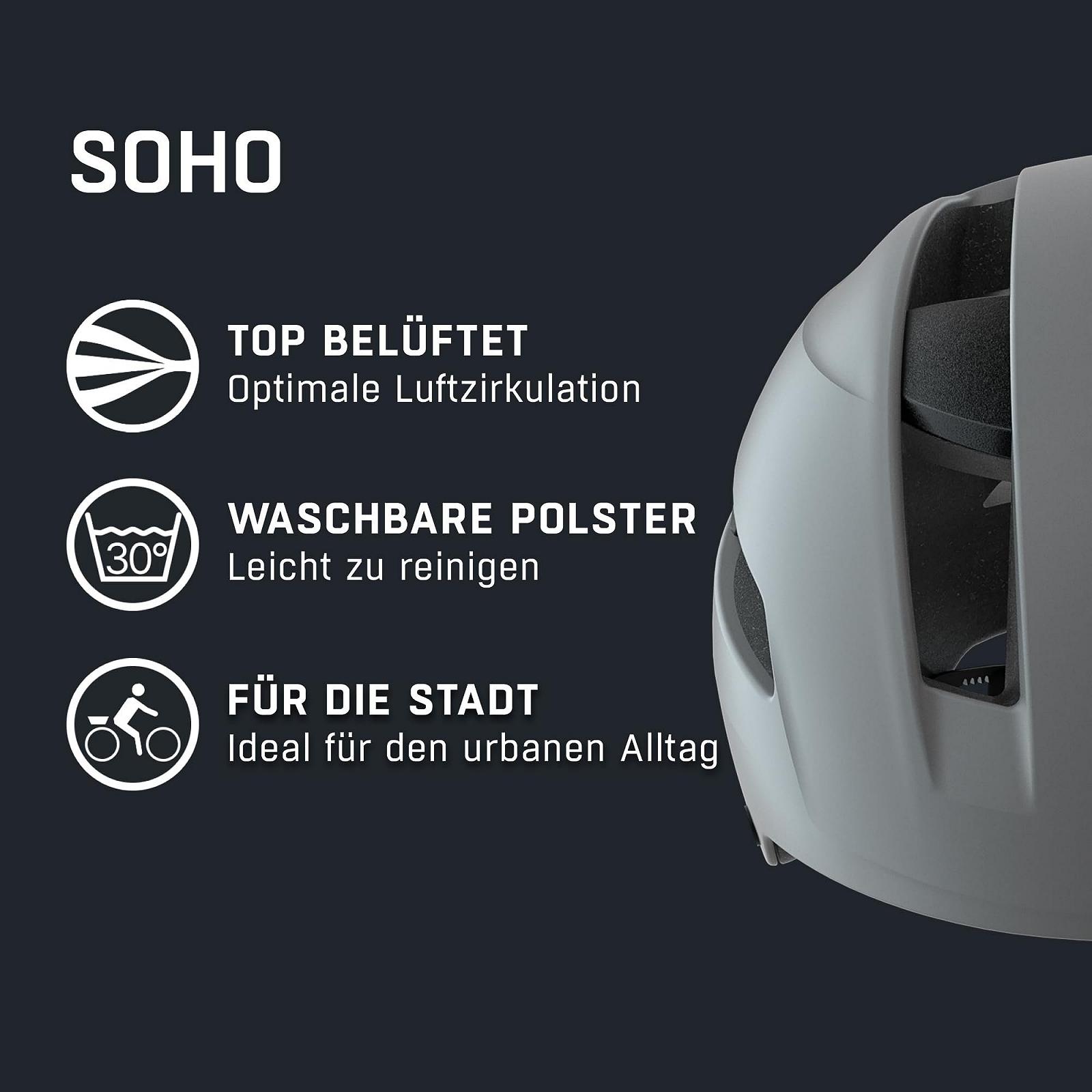 Шолом ALPINA Soho Міський для дорослих, фото №2
