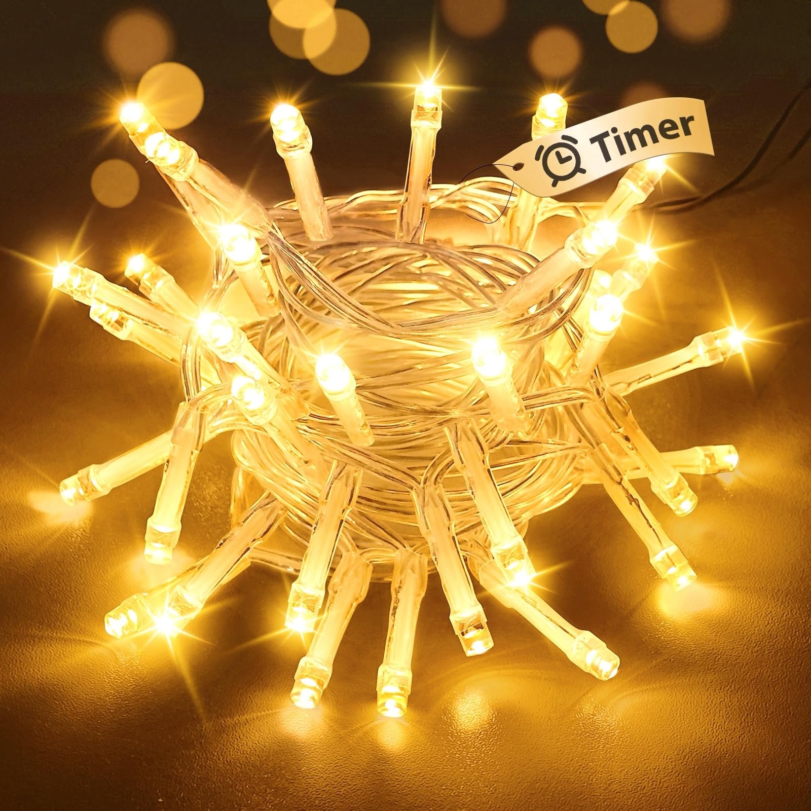 Гірлянда btfarm Fairy Lights 3 м, 30 LED, на батарейках, теплий білий, фото №1