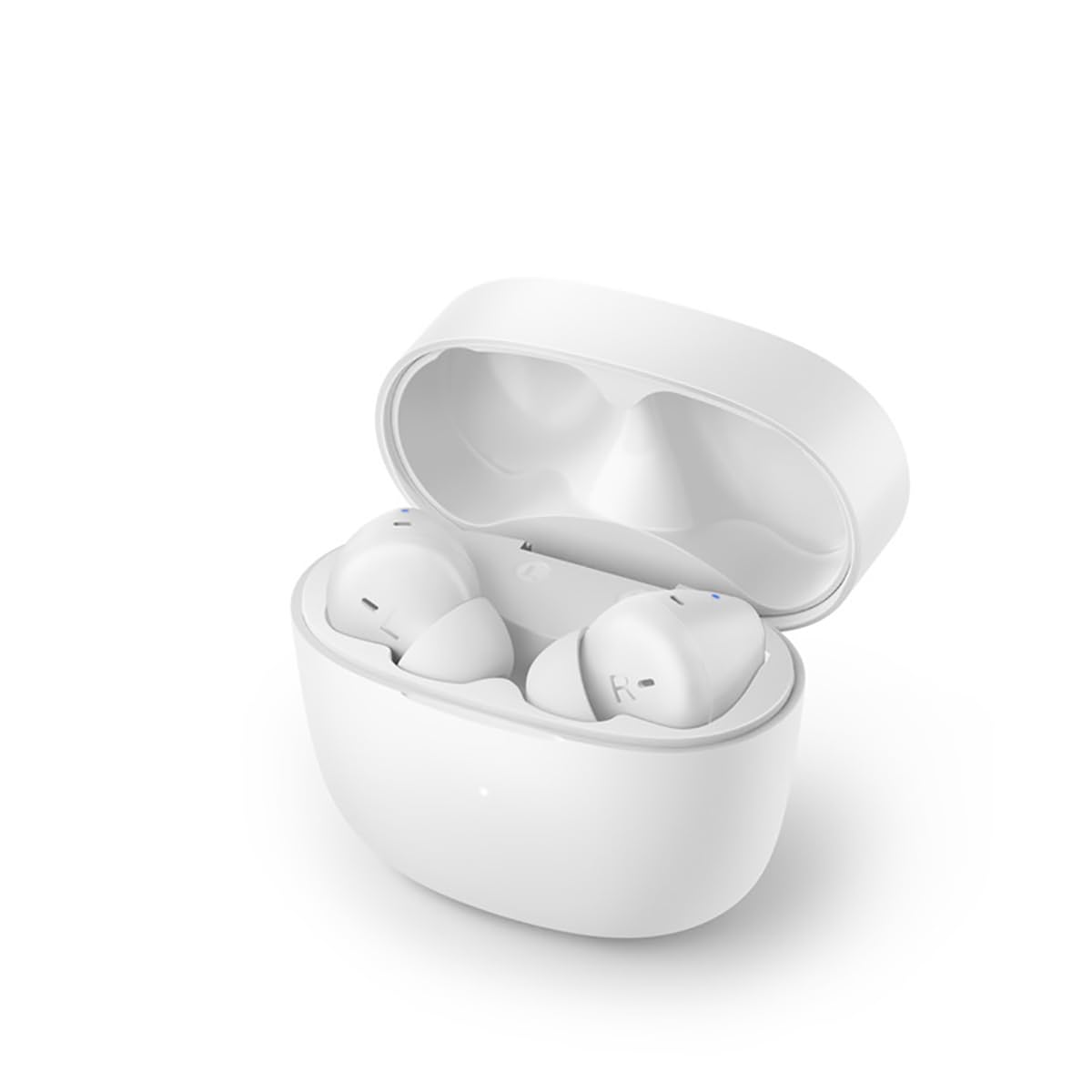 Навушники Philips Truewireless Bluetooth з мікрофоном/вологозахищені, в вухо, 18 годин відтворення, класичний дизайн, зручна посадка, бездротові навушники, TAT2206WT/00, білі, фото №3