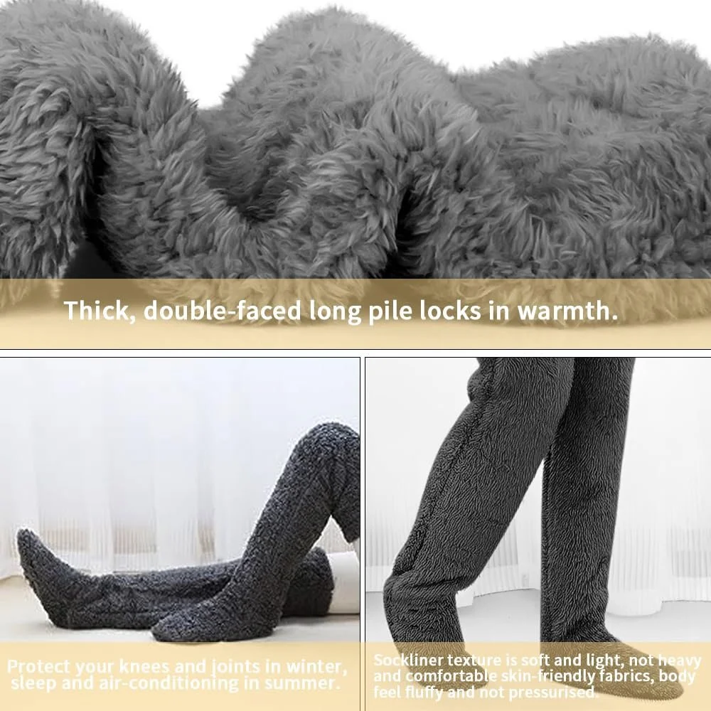 Плюшеві шкарпетки-капці, фото №4