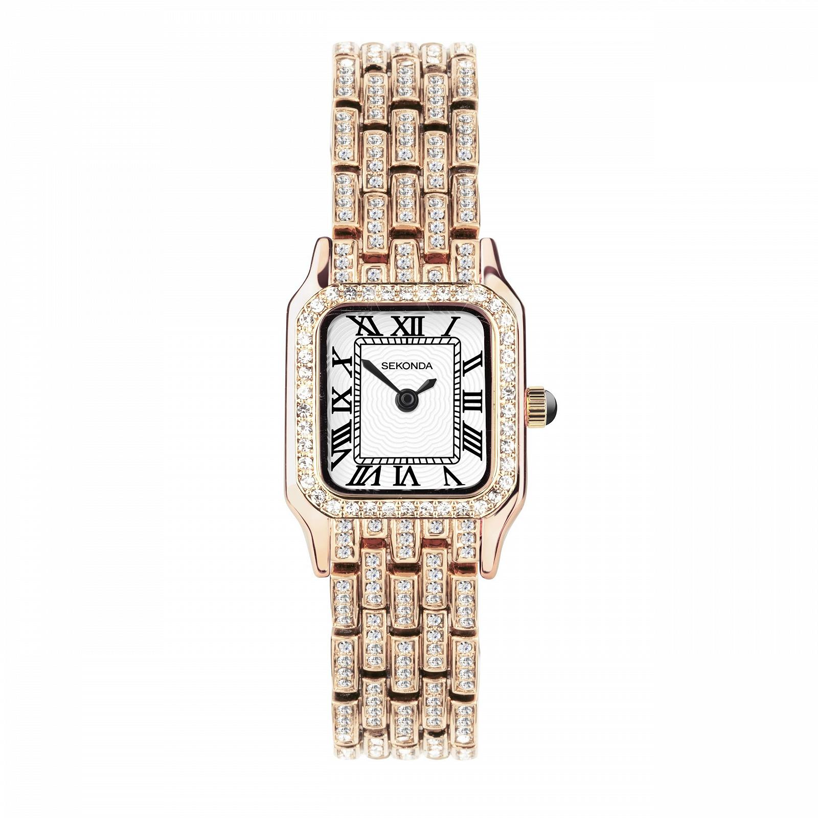 Жіночий годинник Кварцовий SEKONDA Classic Monica 22 мм Білий з аналоговим дисплеєм, фото №1