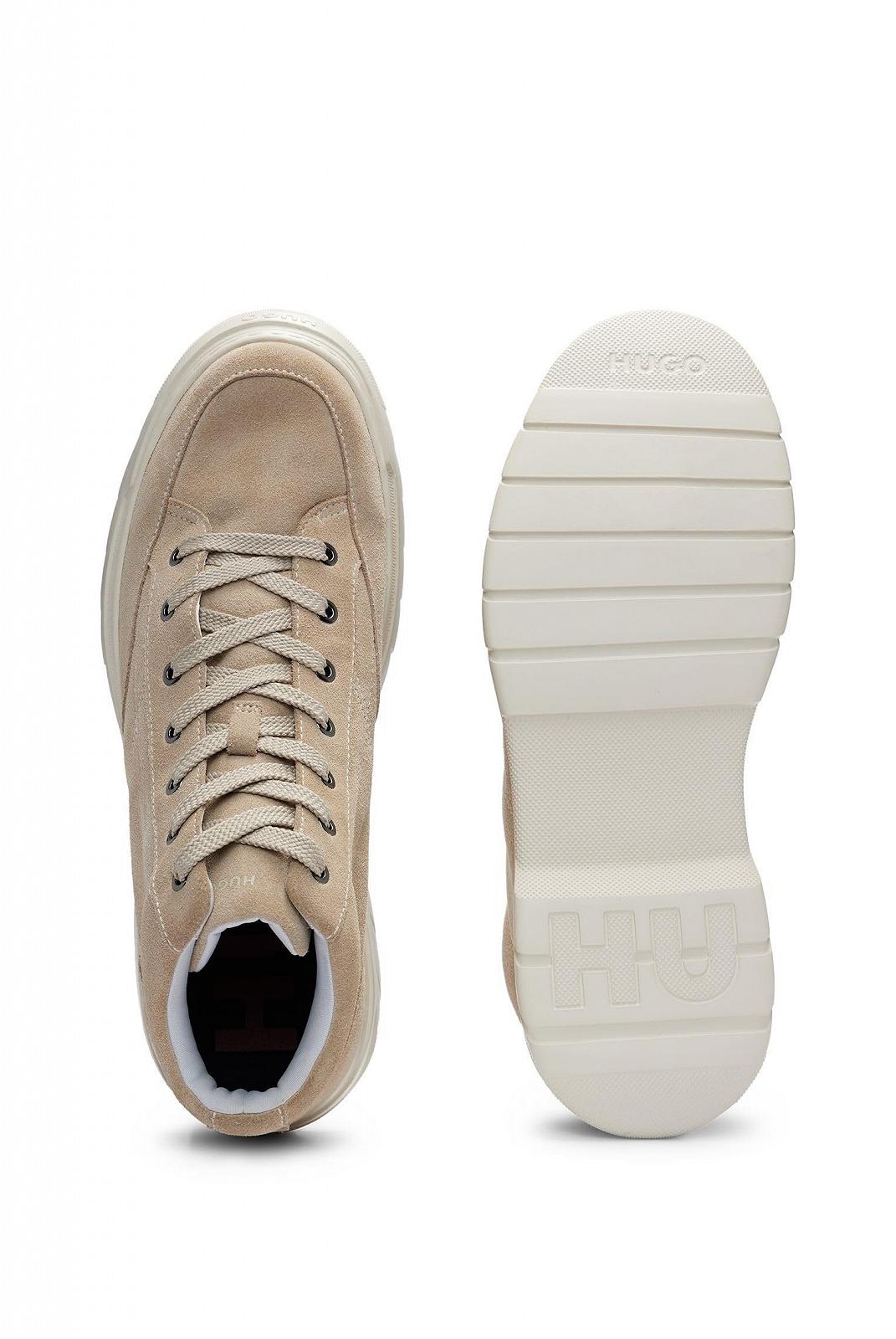 Мужские ботинки HUGO Urian Hito Hightop Замшевые с логотипом Stack, фото №5 Мужские ботинки HUGO Urian Hito Hightop Замшевые с логотипом Stack, фото №5
