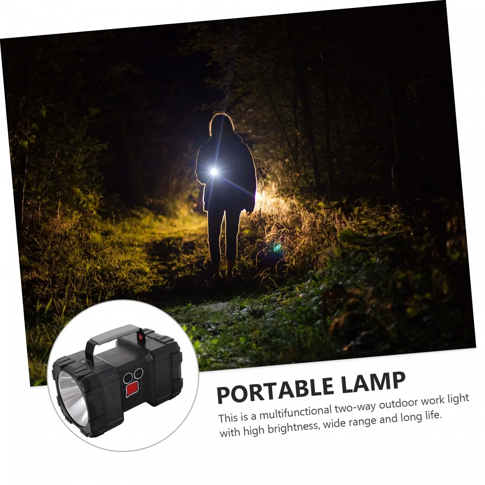 Фонарь UKCOCO Беспроводная Диммируемая Лампа Аварийный Светильник Автомобильные Люменные Лампы LED Черный, фото №6 Фонарь UKCOCO Беспроводная Диммируемая Лампа Аварийный Светильник Автомобильные Люменные Лампы LED Черный, фото №6