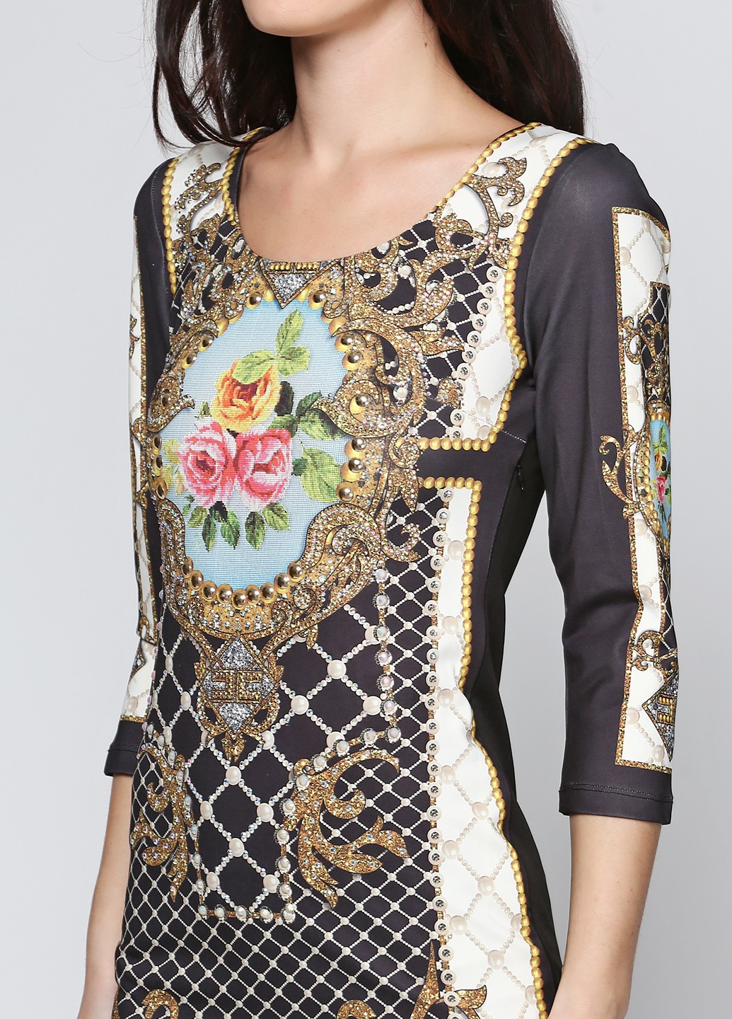 Платье Elisabetta Franchi 38 Черный (BG-31854-DRESS_Black), фото №3 Платье Elisabetta Franchi 38 Черный (BG-31854-DRESS_Black), фото №3