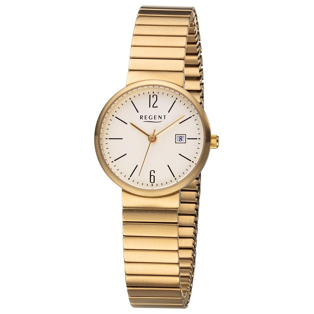 Часы REGENT Женские F-1203 Аналоговые Кварцевые Ремешок из нержавеющей стали IPG, Браслет, фото №1