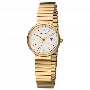 Часы REGENT Женские F-1203 Аналоговые Кварцевые Ремешок из нержавеющей стали IPG, Браслет - Фото 1