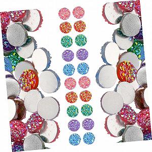 Стразы NUOBESTY 100 шт., плоские, декоративные стразы для одежды, чехлов для телефонов, обуви и аксессуаров для рукоделия и творческих идей - Фото 1