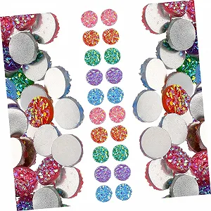 Стрази NUOBESTY 100 шт., плоскі, декоративні для одягу, чохлів для телефонів, взуття та аксесуарів для рукоділля та творчих ідей - Фото 1