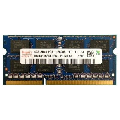 Оперативная память для ноутбука SoDIMM DDR3 4GB 1600 MHz Hynix HMT351S6CFR8C-PB, фото №1