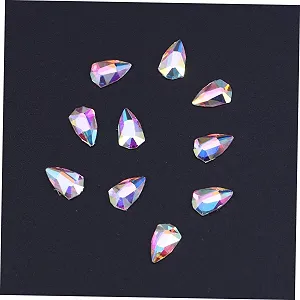 Стразы для ногтей Healeved Форма щита, 10 шт. synthetic.ua - Фото 1