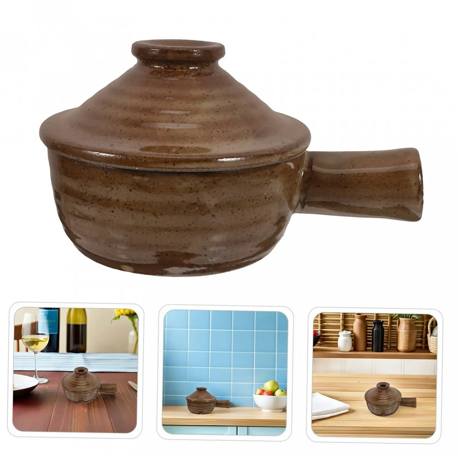 Форма для запекания GLEAVI керамическая для микроволновой печи с крышкой Набор 2 шт., фото №8