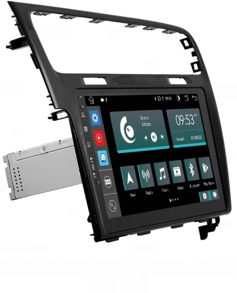 Штатна автомагнітола JFSound JF-031W7-X9C для Volkswagen Golf / 10" / Сенсорна / 4/64Гб / Android 11 / Apple CarPlay / Android Auto / Bluetooth / WI-FI / GPS / USB / DAB+, фото №2
