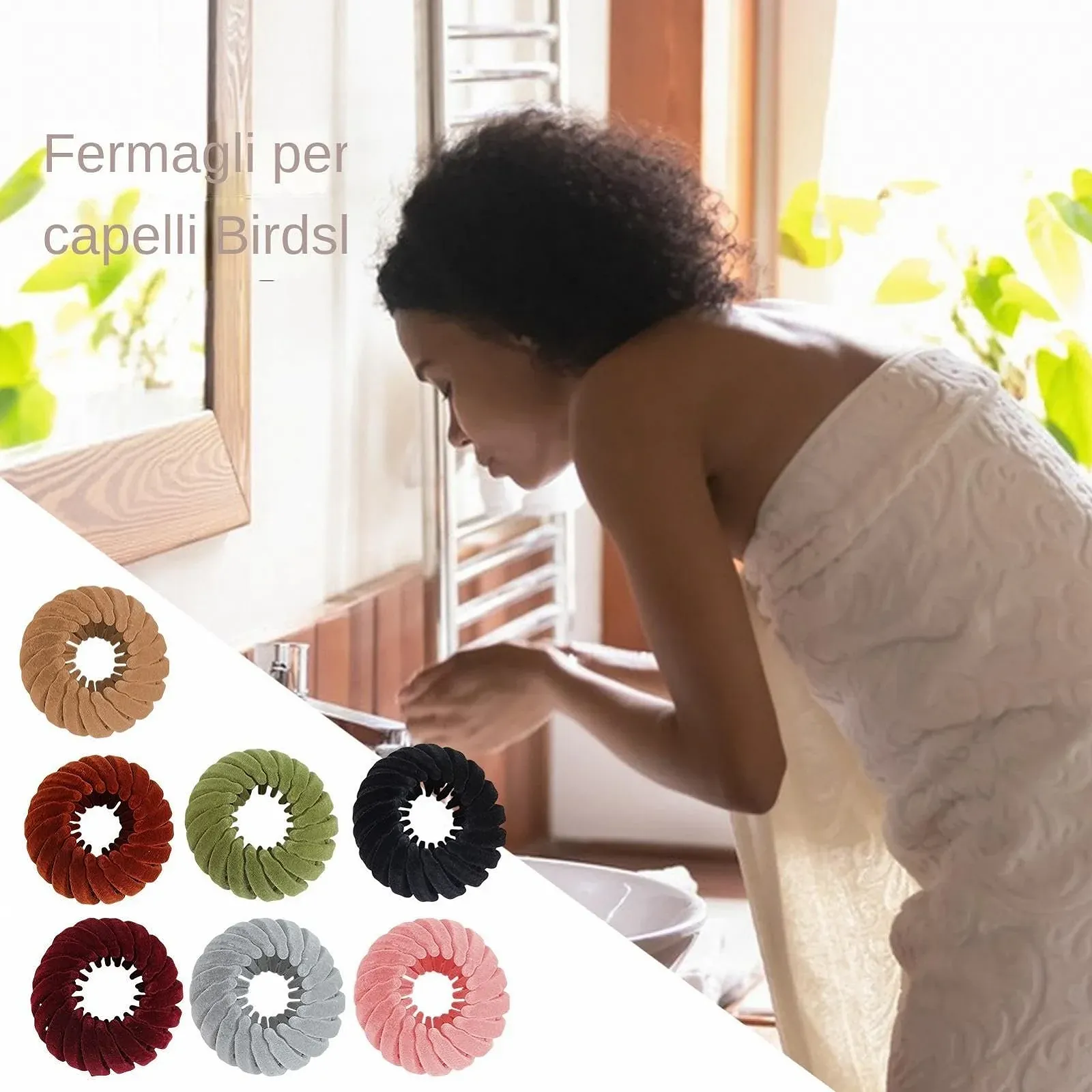 Заколка для волос Птичье гнездо Винтажный стиль для фиксации волос, фото №5 Заколка для волос Птичье гнездо Винтажный стиль для фиксации волос, фото №5