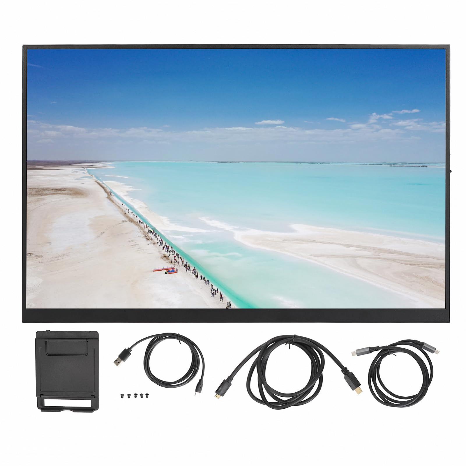 Монітор ASHATA Portable Display 18 дюймів HD 1920 x 1280 IPS USB C HDMI Ігровий Дисплей, фото №7