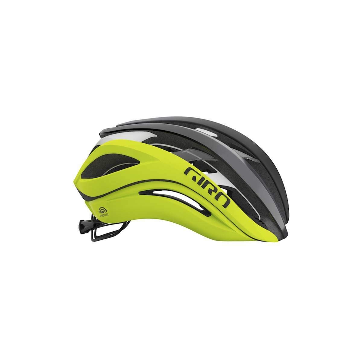Шолом чоловічий Giro Aether Spherical Matte Black Fade/Highlight Yellow, M, фото №4