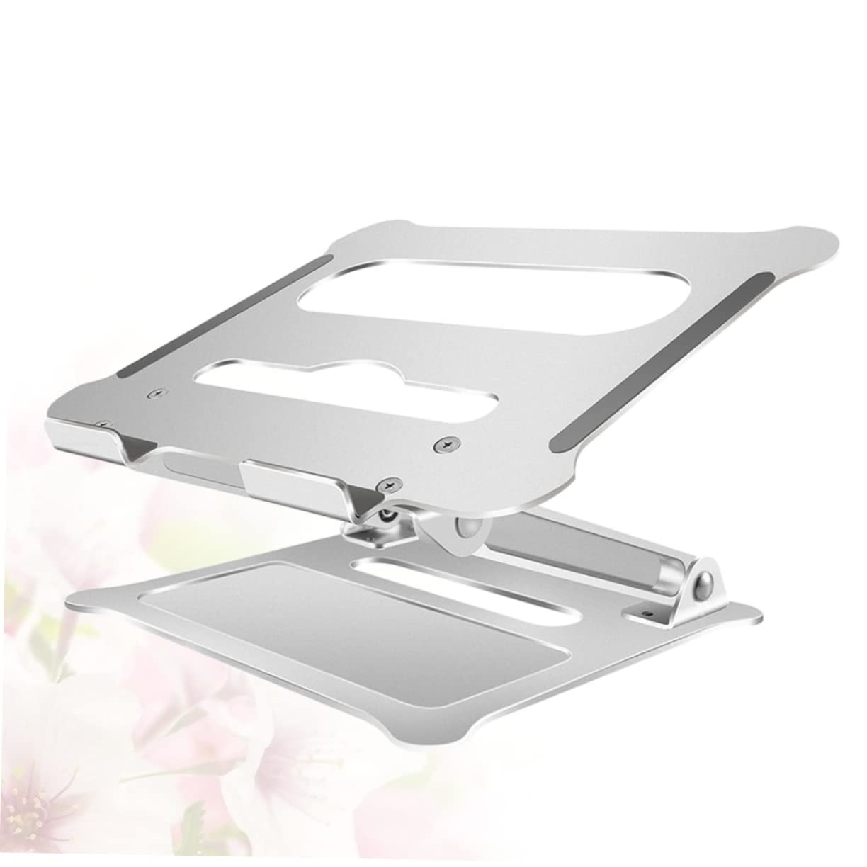 Подставка для ноутбука NUOBESTY Алюминиевая Серебристый, фото №4