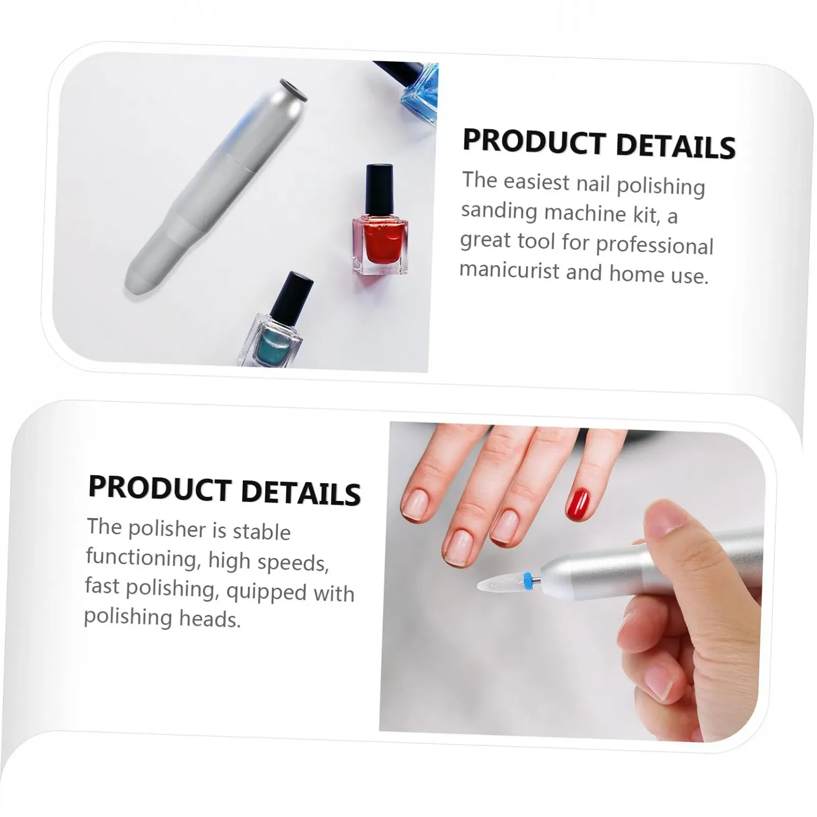 Электрический набор для маникюра и педикюра WRITWAA 1 Satz, фото №6