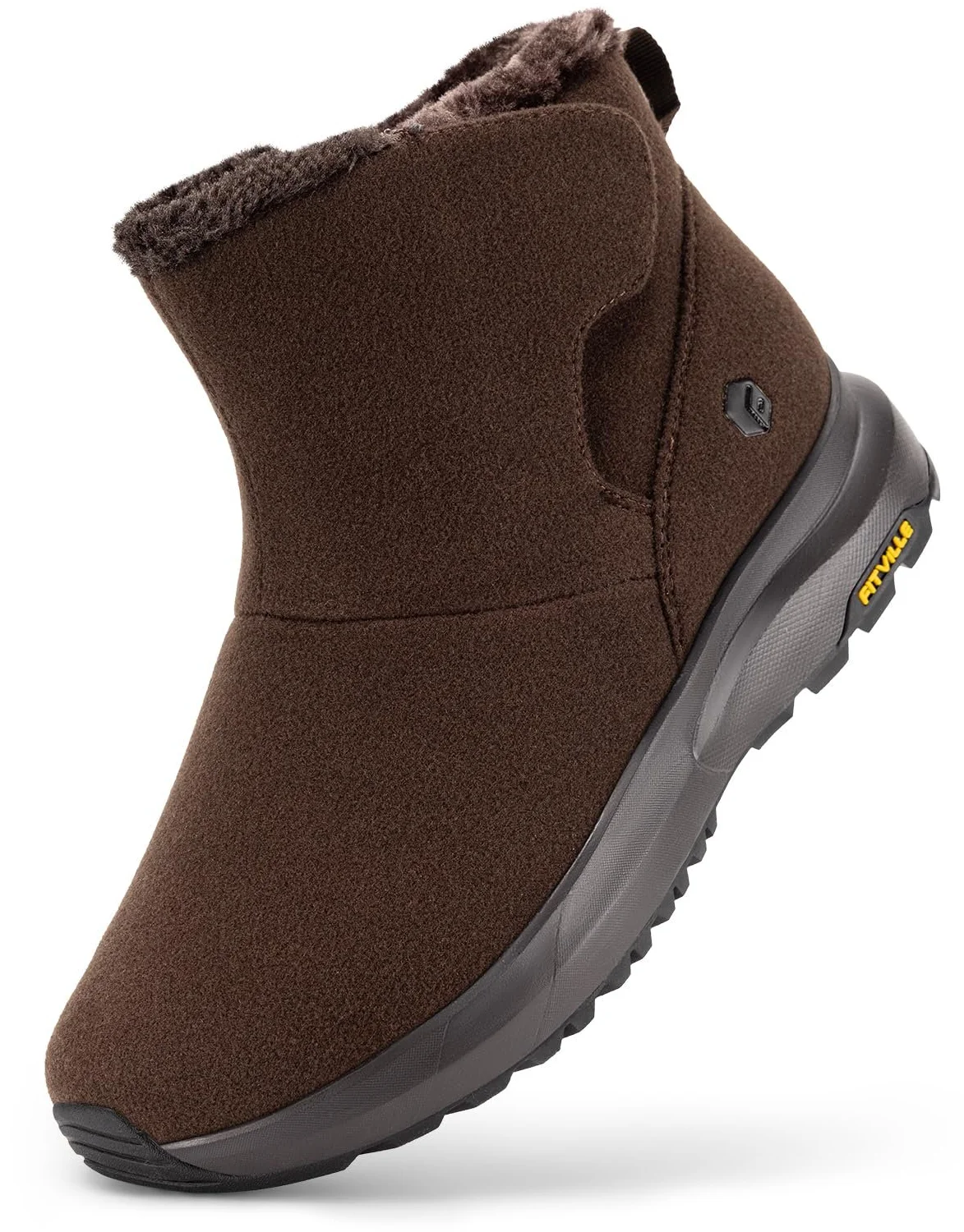 Мужские ботинки FitVille Extra Wide Winter / 46 EU / Коричневые, фото №1