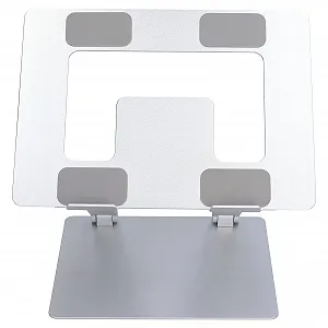 Подставка для ноутбука алюминиевая 15,9 дюймов - складная подставка для ноутбука с функцией охлаждения и нескользящей конструкцией для дома и офиса - Фото 1