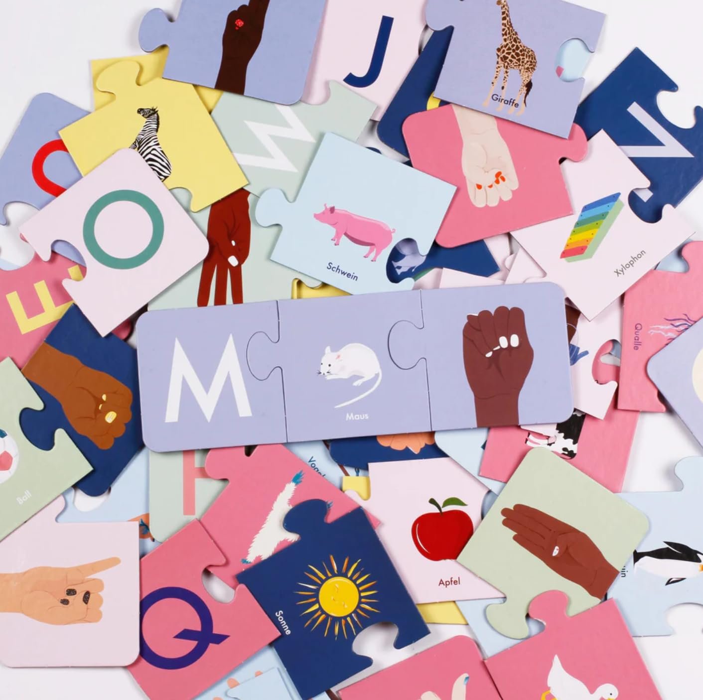 Пазл Talking Hands Finger alphabet Язык жестов для детей, фото №3