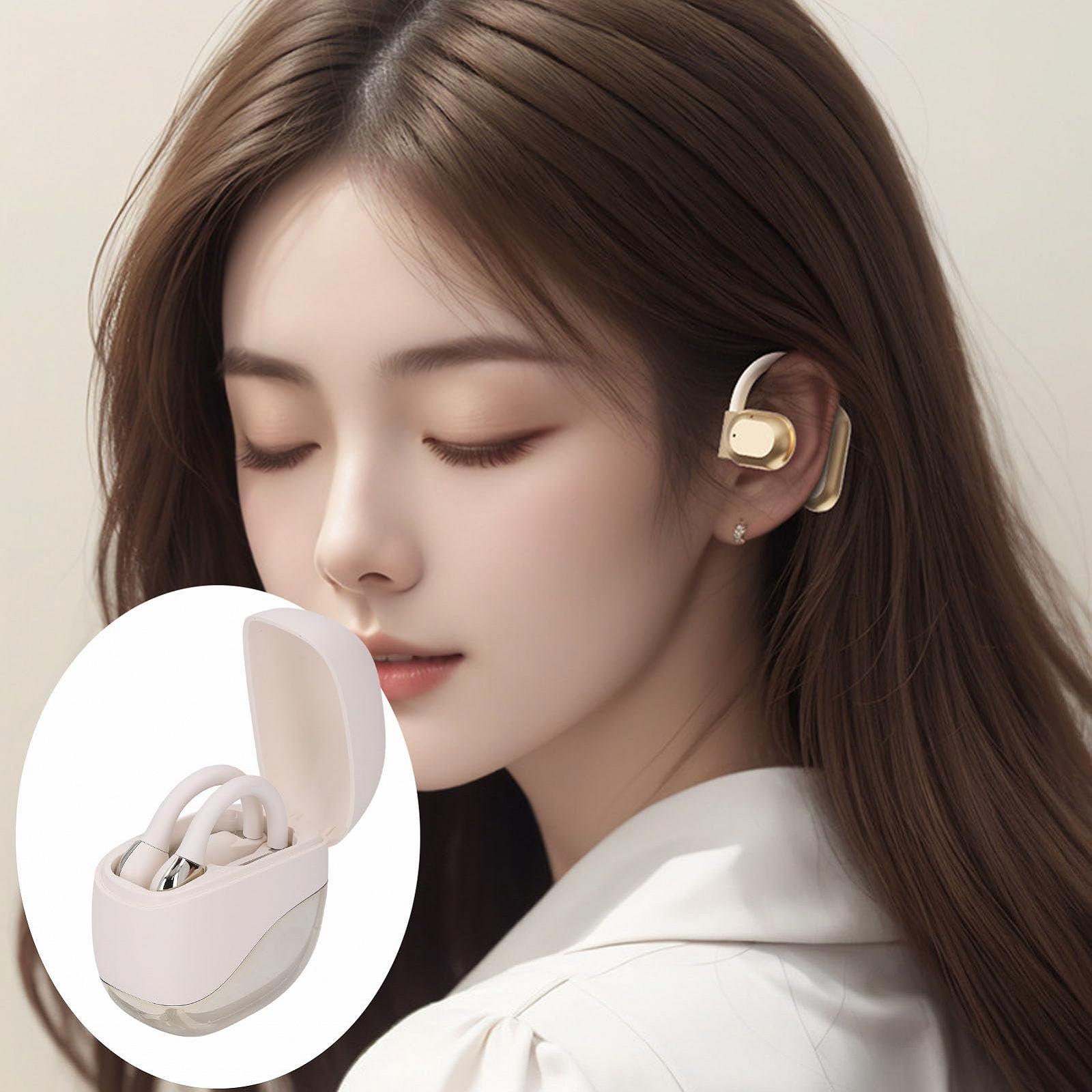 Беспроводные наушники Annadue AI для перевода, телесного цвета, фото №6