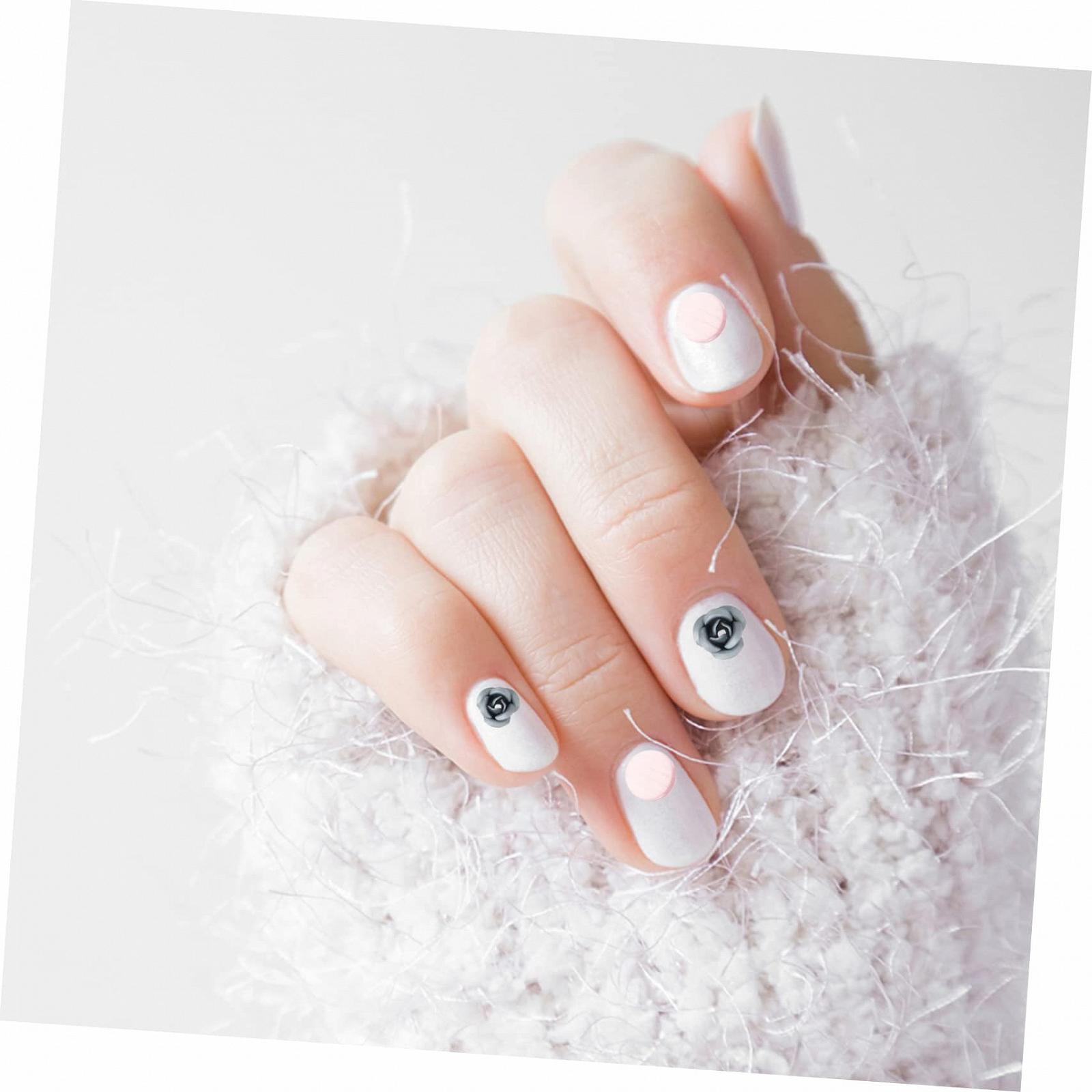 Цветок Металлическая Роза Beavorty Камни для ногтей 5 упаковок, фото №6