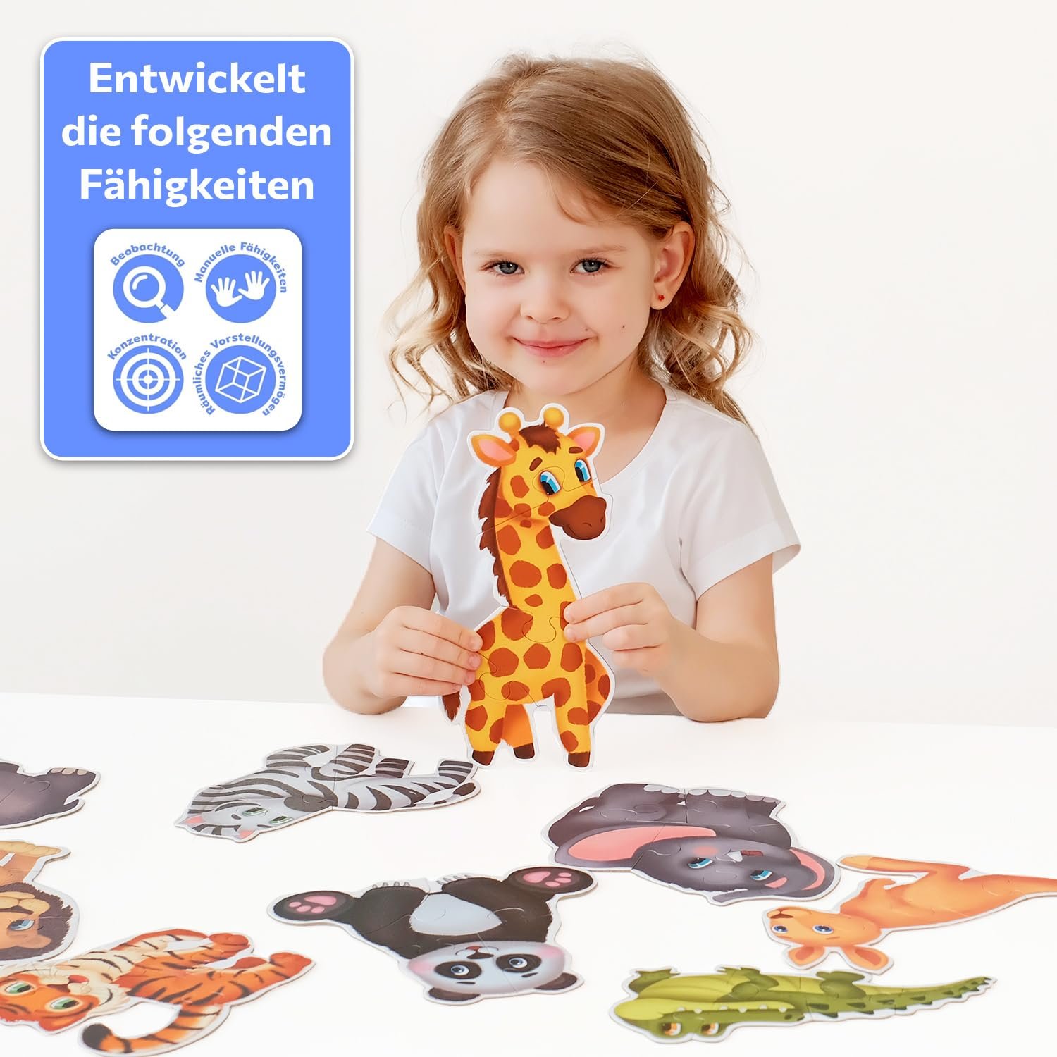 Пазл MAGNIKON My First Puzzle Exotic Animals 39 элементов, фото №5