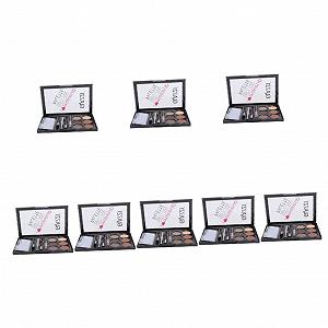 Набір Minkissy 8 Sätze Augenbrauenpuder водостійкий Кисть для брів Олівець для брів - Фото 1