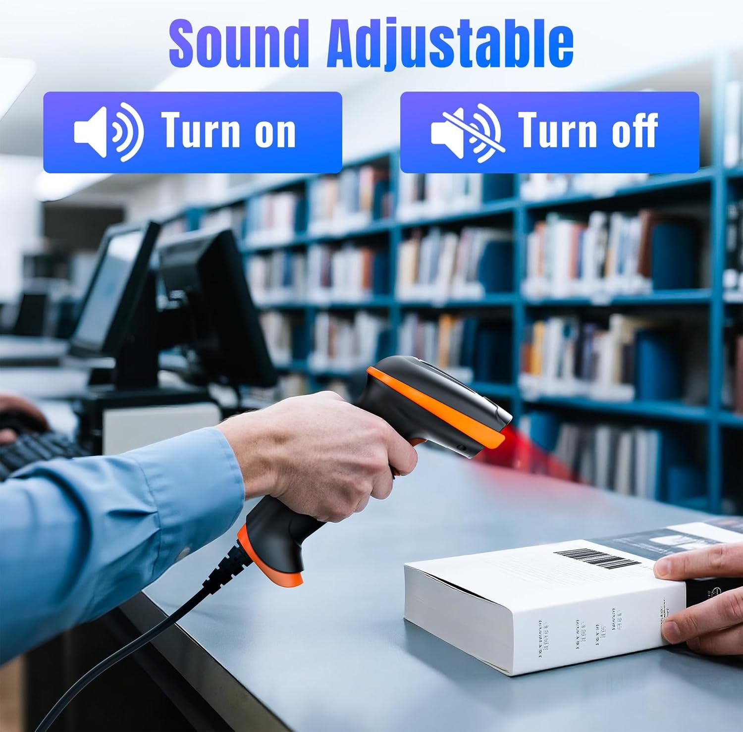 Сканер Tera D5100Y Черно-оранжевый, фото №5