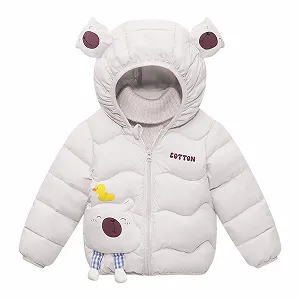 Переходная куртка MNSWR Детская зимняя пуховая куртка с капюшоном Теплая утепленная куртка для детей и малышей Верхняя одежда для холодной погоды - Фото 1