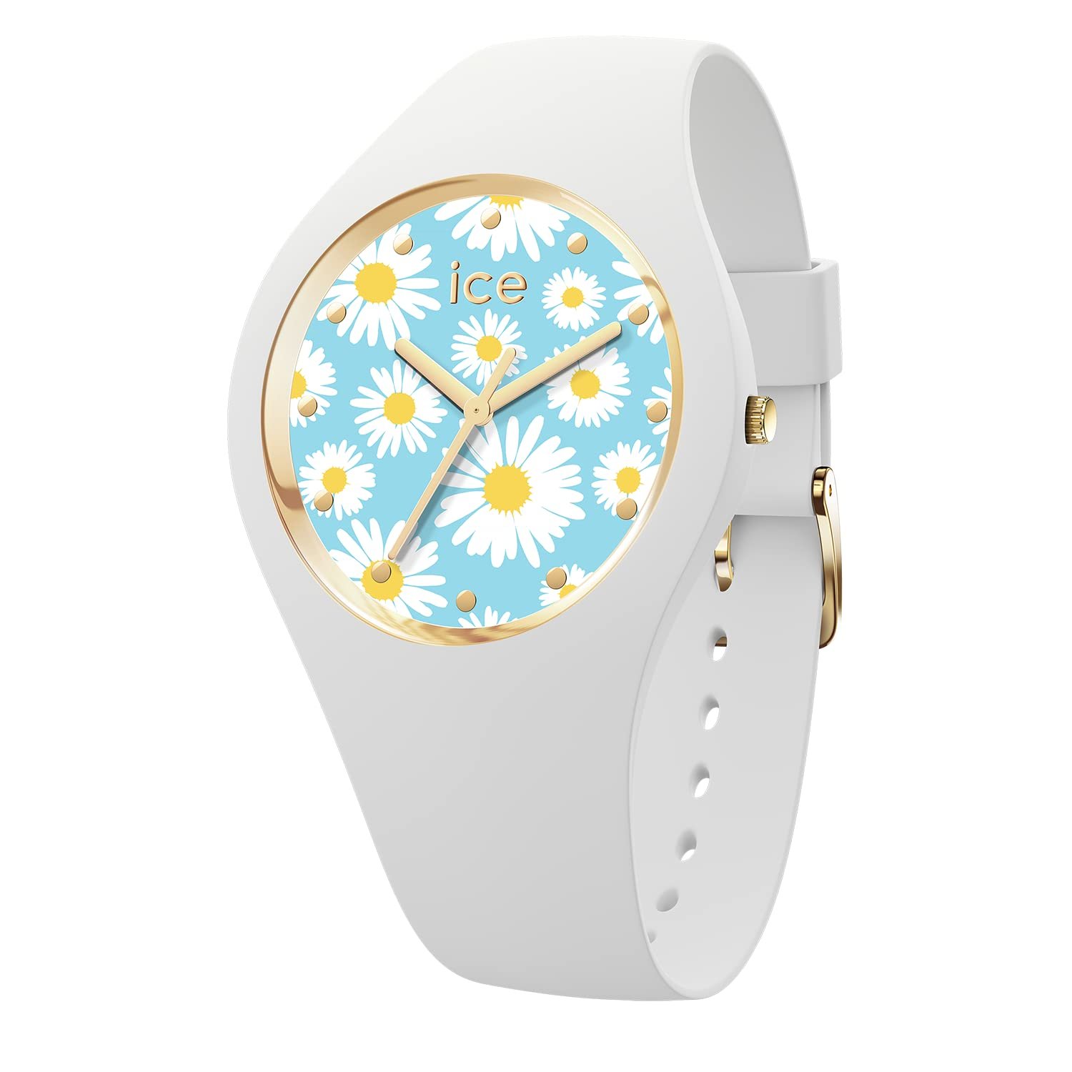 Часы Ice-Watch ICE Flower White Daisy Женские Белые с силиконовым ремешком 019203 (маленький), фото №1 Часы Ice-Watch ICE Flower White Daisy Женские Белые с силиконовым ремешком 019203 (маленький), фото №1