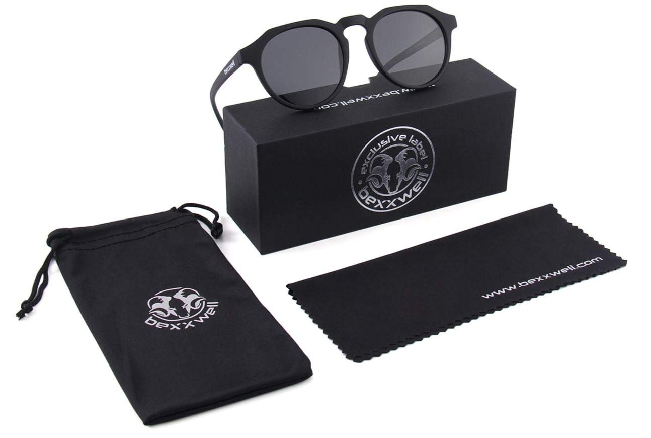 Сонцезахисні окуляри Polycarbonate UV400 Bexxwell з серветкою з мікрофібри, чохлом і коробкою, фото №4 Сонцезахисні окуляри Polycarbonate UV400 Bexxwell з серветкою з мікрофібри, чохлом і коробкою, фото №4