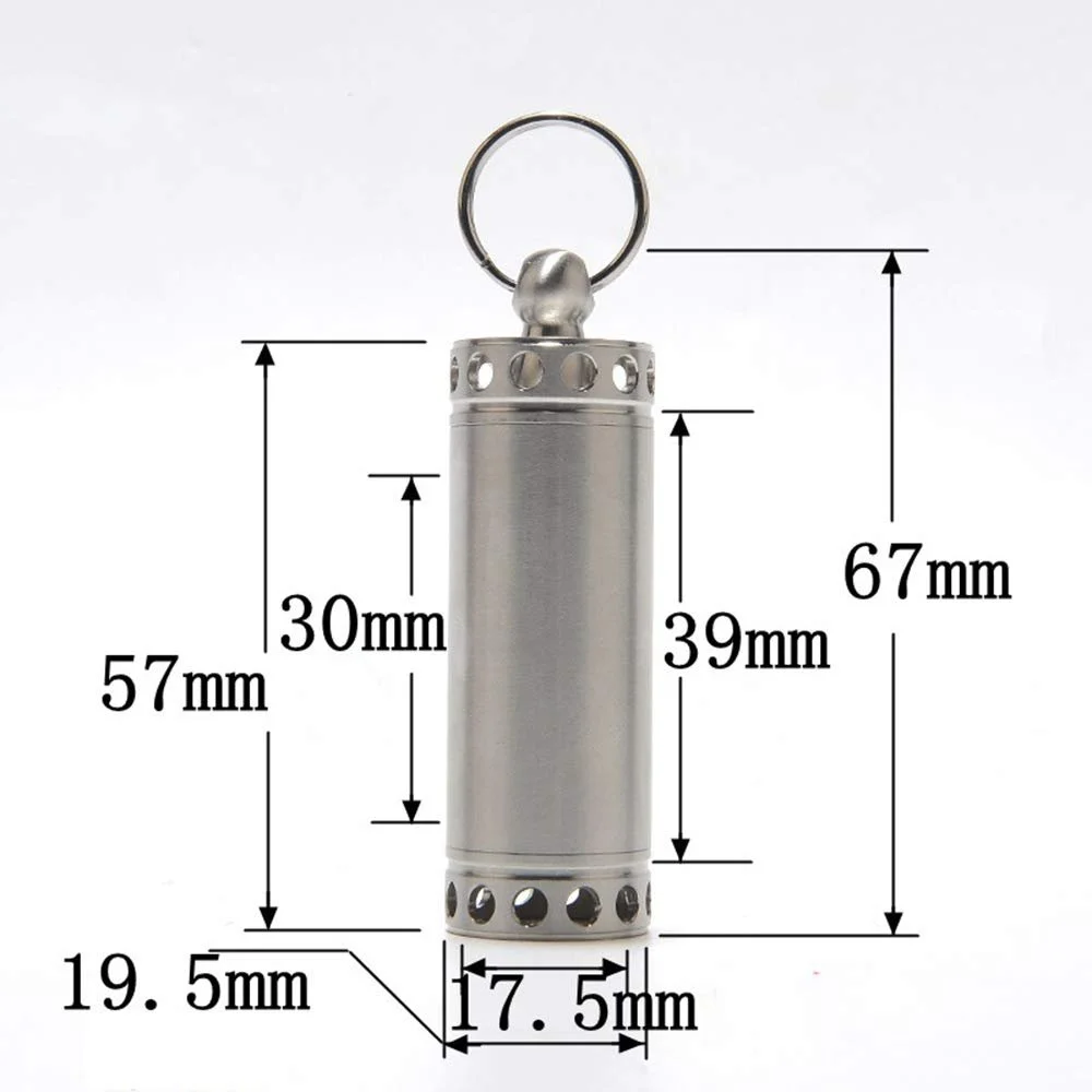 Коробка для таблеток з брелоком 304, 3 розміри, водонепроникна, для екстрених випадків, для подорожей, кемпінгу, фото №7