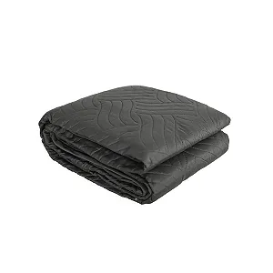 Покривало COFI 1453 Однотонне Елегантне 240 x 220 см, 100% Поліестер, Антрацит - Фото 1