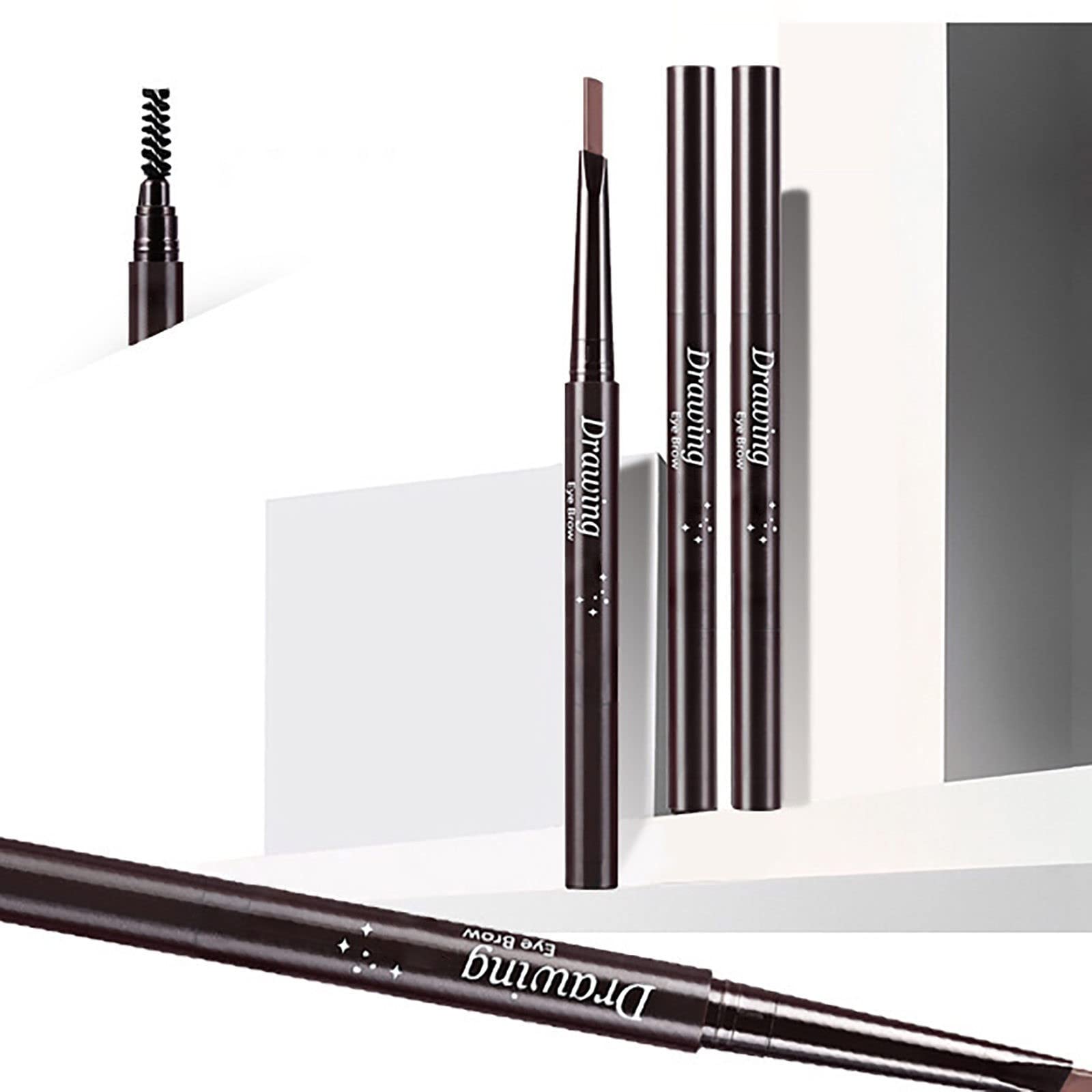 Олівець для брів Wasserdichtes Augenbrauen-Make-up з двома кінцями F Один розмір, фото №6
