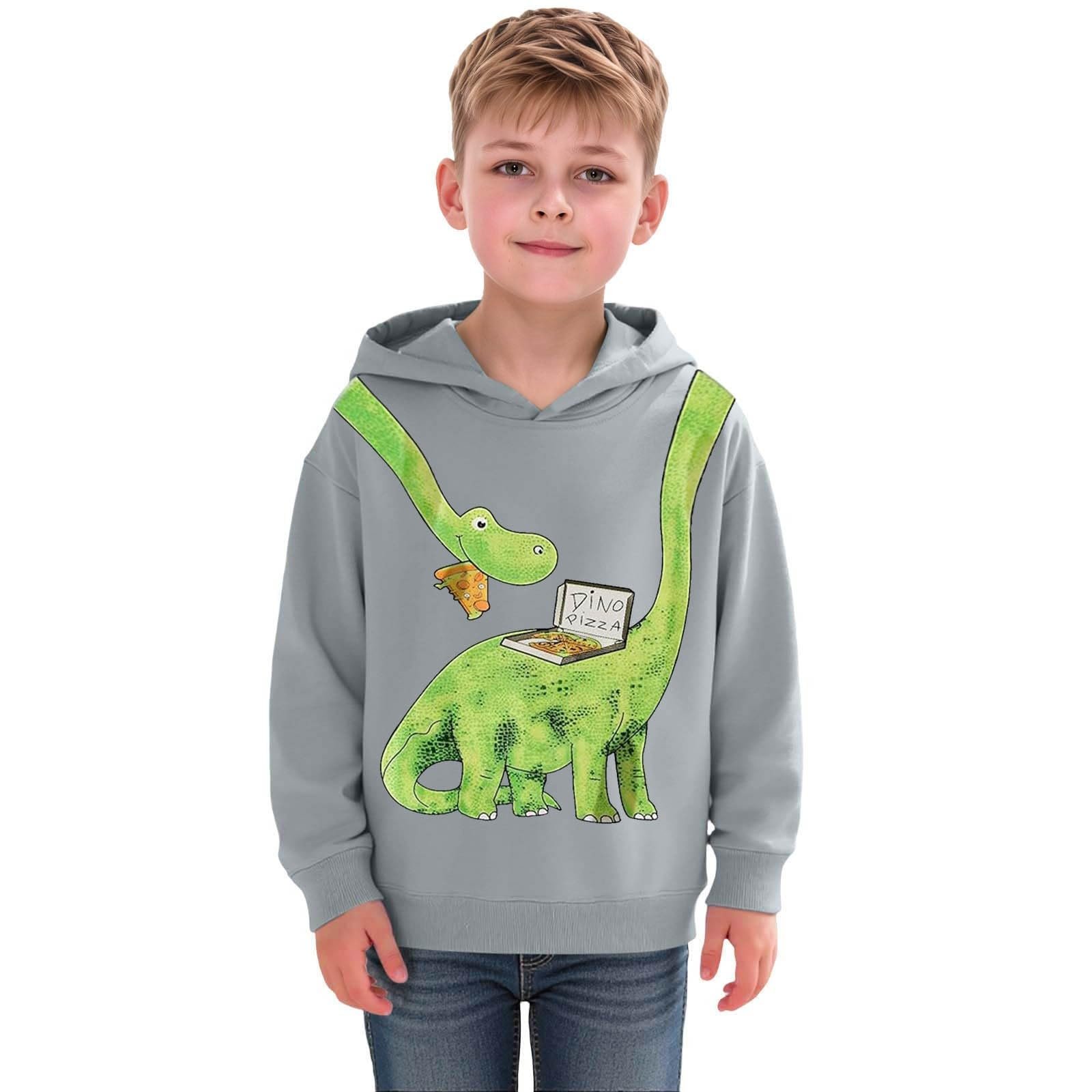 Пуловер Generisch Динозавр Принт, фото №2