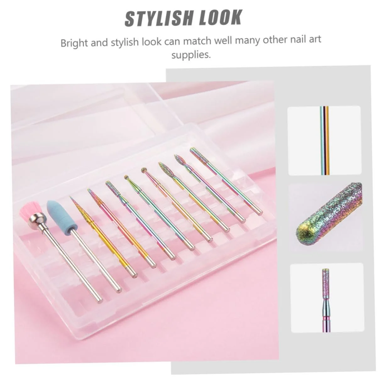 Набор для маникюра Healvian для полировальной машинки для салонного или домашнего маникюра, фото №6 Набор для маникюра Healvian для полировальной машинки для салонного или домашнего маникюра, фото №6