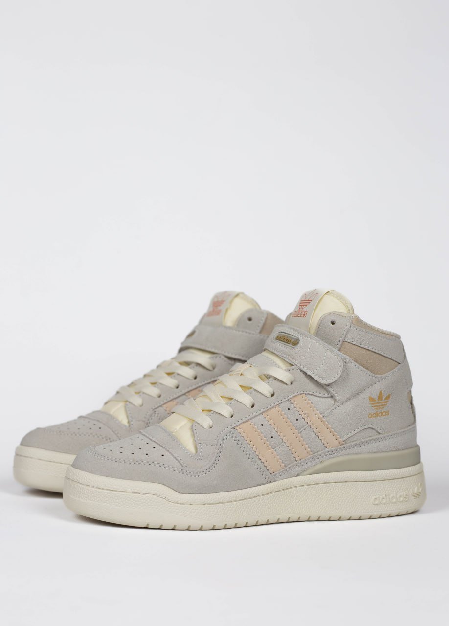 Женские кроссовки Adidas Forum 84 high Gray, фото №2