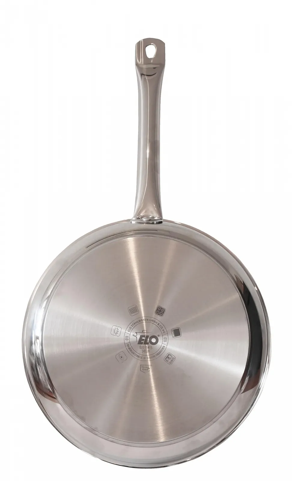 Пательня ELO Profi Therm Platinum 28 см, нержавіюча сталь 18/10, антипригарне покриття ELODUR® Select, фото №4