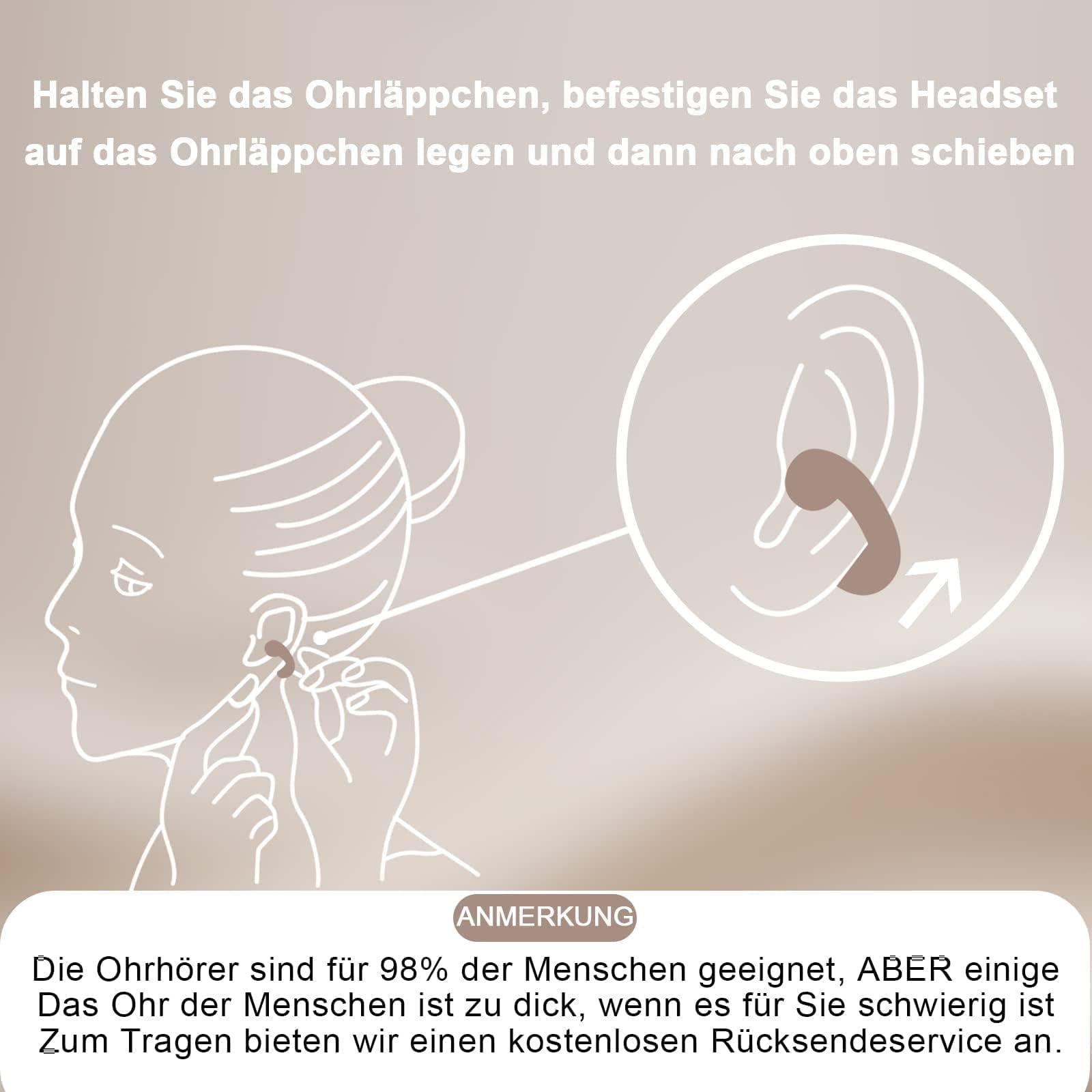 Навушники Bluetooth бездротові Ear Clip Air Line Bone Sound Спортивні з мікрофоном водонепроникні, фото №6