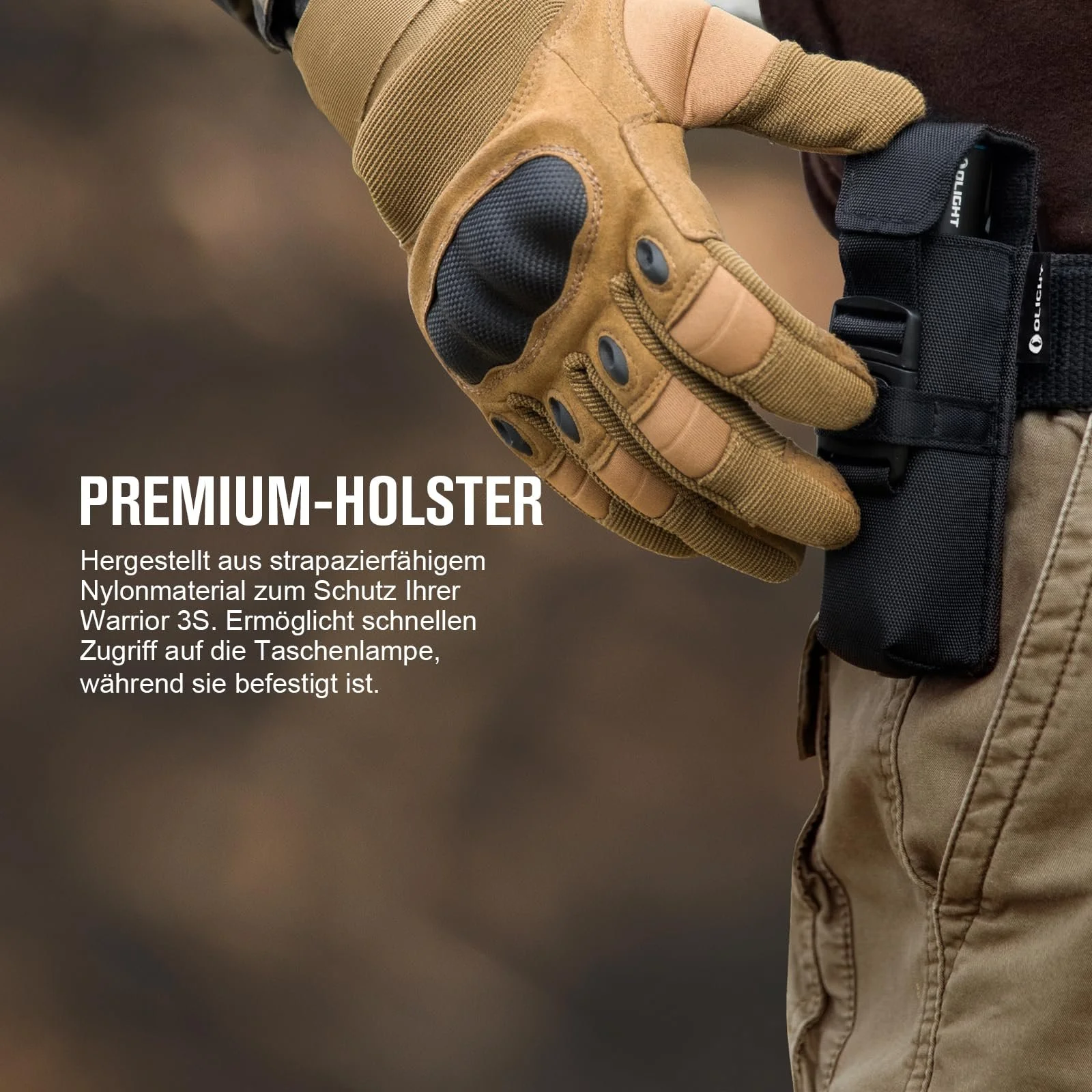 Тактичний ліхтар OLIGHT Warrior 3S 2300 люмен Чорний, фото №8