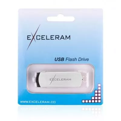 USB флеш-накопитель Exceleram 32GB P2 Series White/Black USB 3.1 Gen 1 EXP2U3WHB32, фото №2