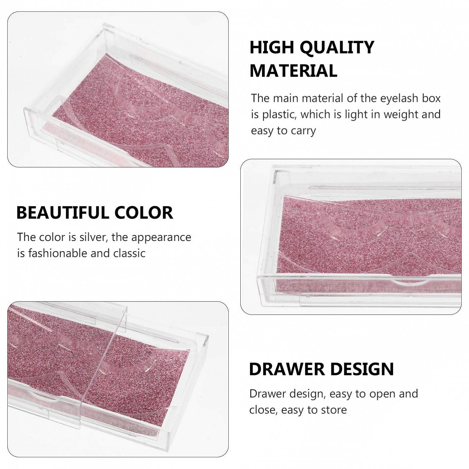 Пластик Beaupretty Порожні Коробки для Вій Набір з 6 шт. Рожевий, фото №3 Пластик Beaupretty Порожні Коробки для Вій Набір з 6 шт. Рожевий, фото №3