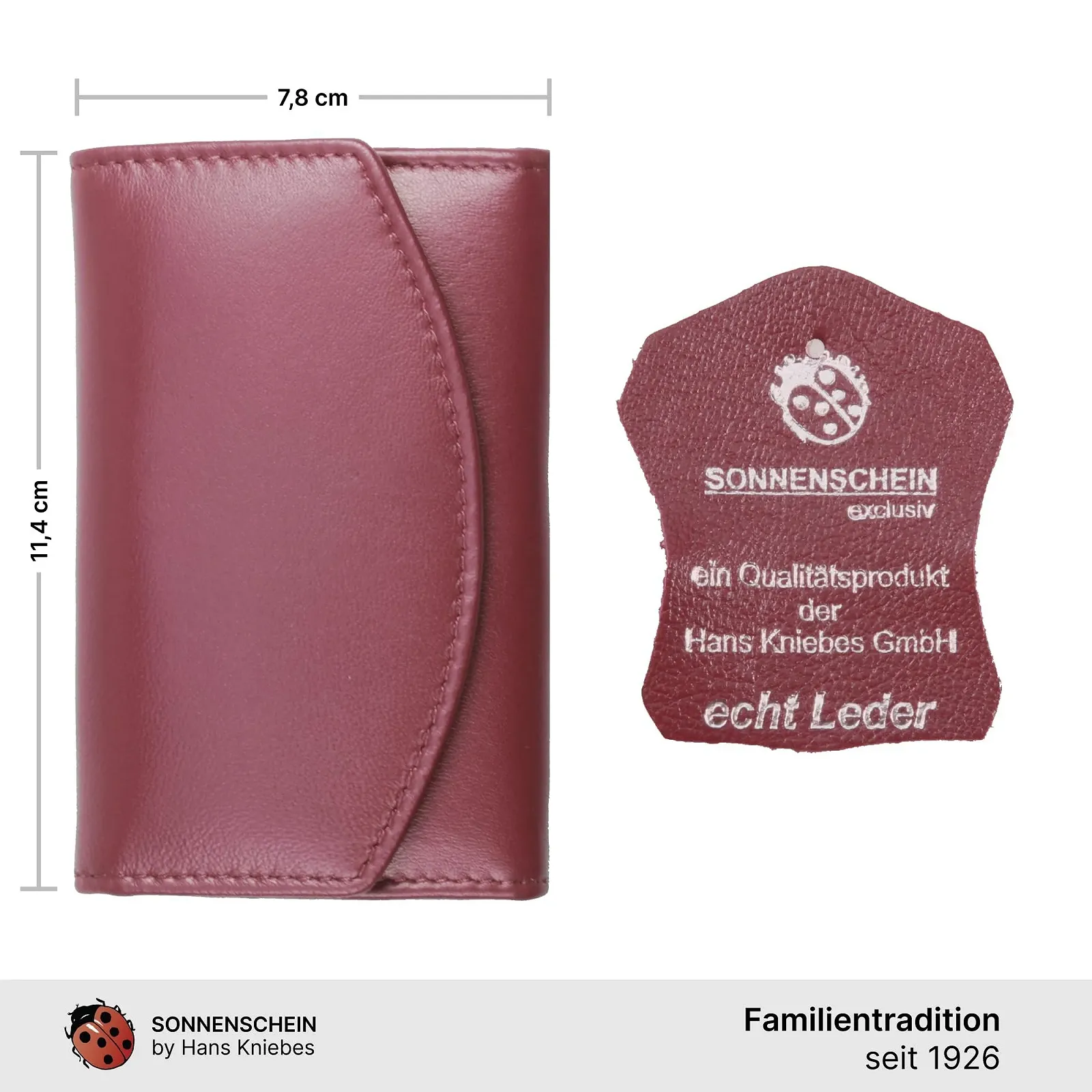 Набір для манікюру 5 предметів (Бордовий), фото №6