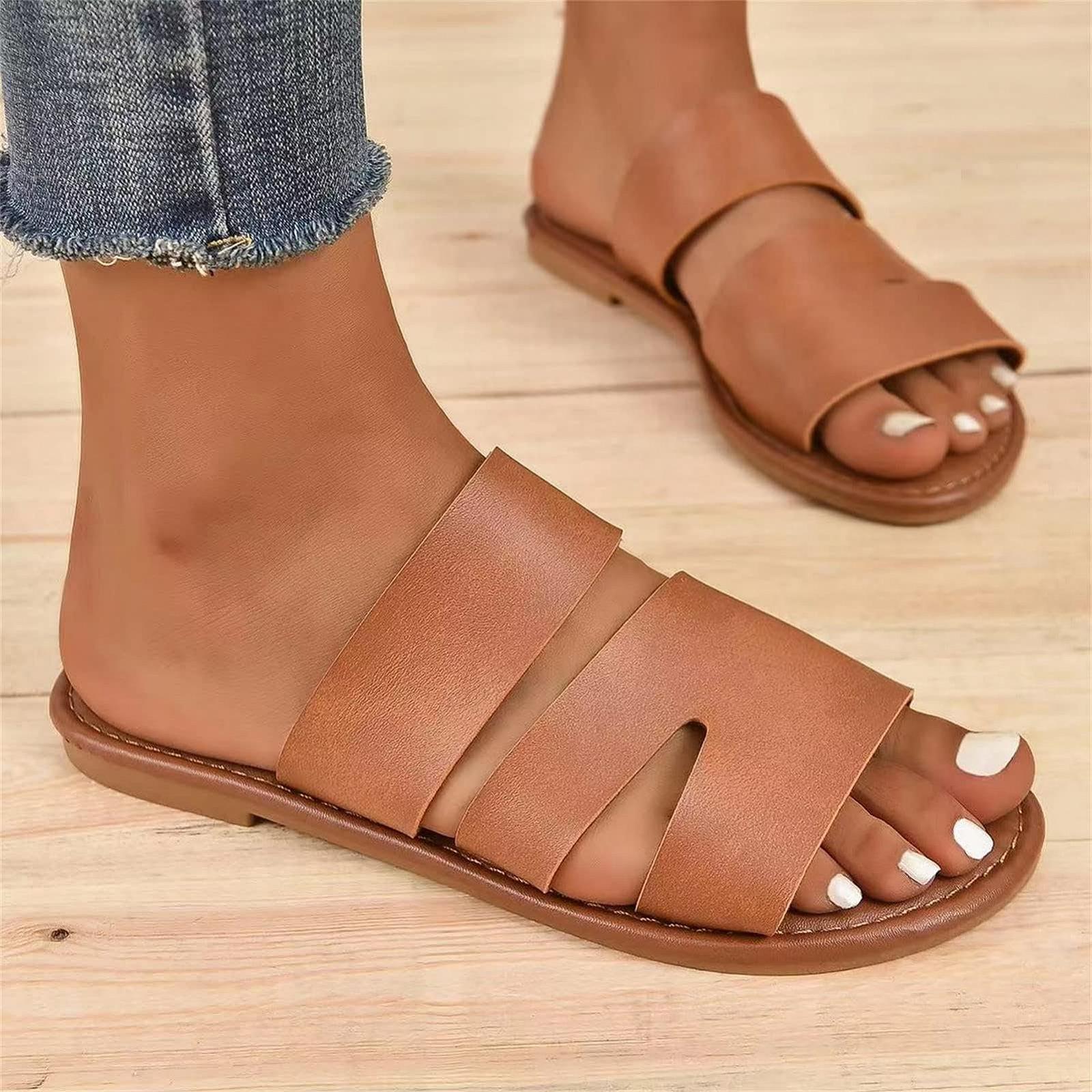 Шльопанці темно-коричневі, фото №3